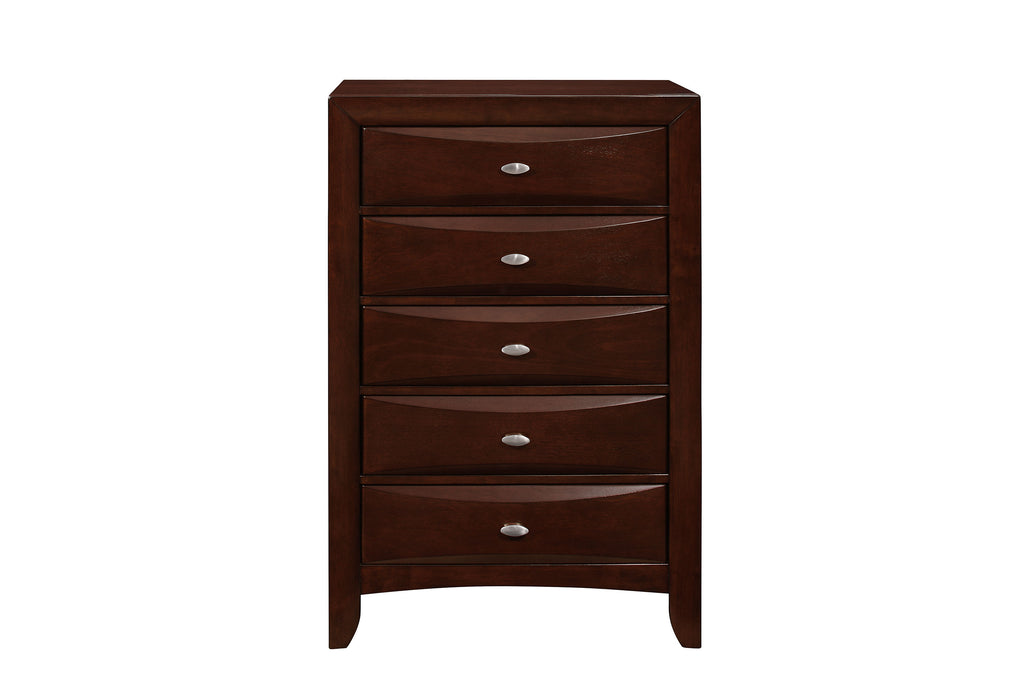 LINDA NEW MERLOT CHEST - Home Furniture And More (Brentwood, MD)