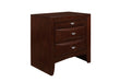 LINDA NEW MERLOT NIGHTSTAND - Home Furniture And More (Brentwood, MD)
