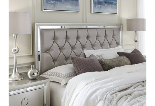 RILEY SILVER QUEEN BED, DRESSER, MIRROR AND 2 NIGHTSTANDS - Home Furniture And More (Brentwood, MD)