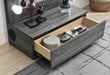 LEXI GREY TALL MIRROR WITH DRAWER AND SPEAKERS - Home Furniture And More (Brentwood, MD)