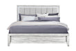 ELSIE GREY KING BED WITH LED - Home Furniture And More (Brentwood, MD)