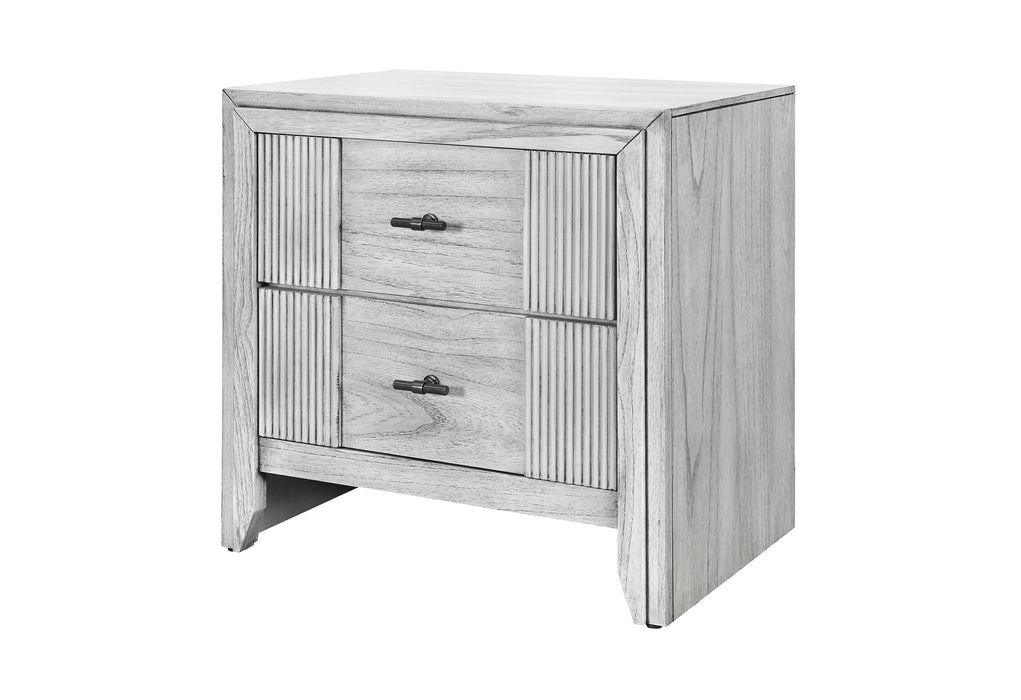 ELSIE GREY NIGHTSTAND - Home Furniture And More (Brentwood, MD)