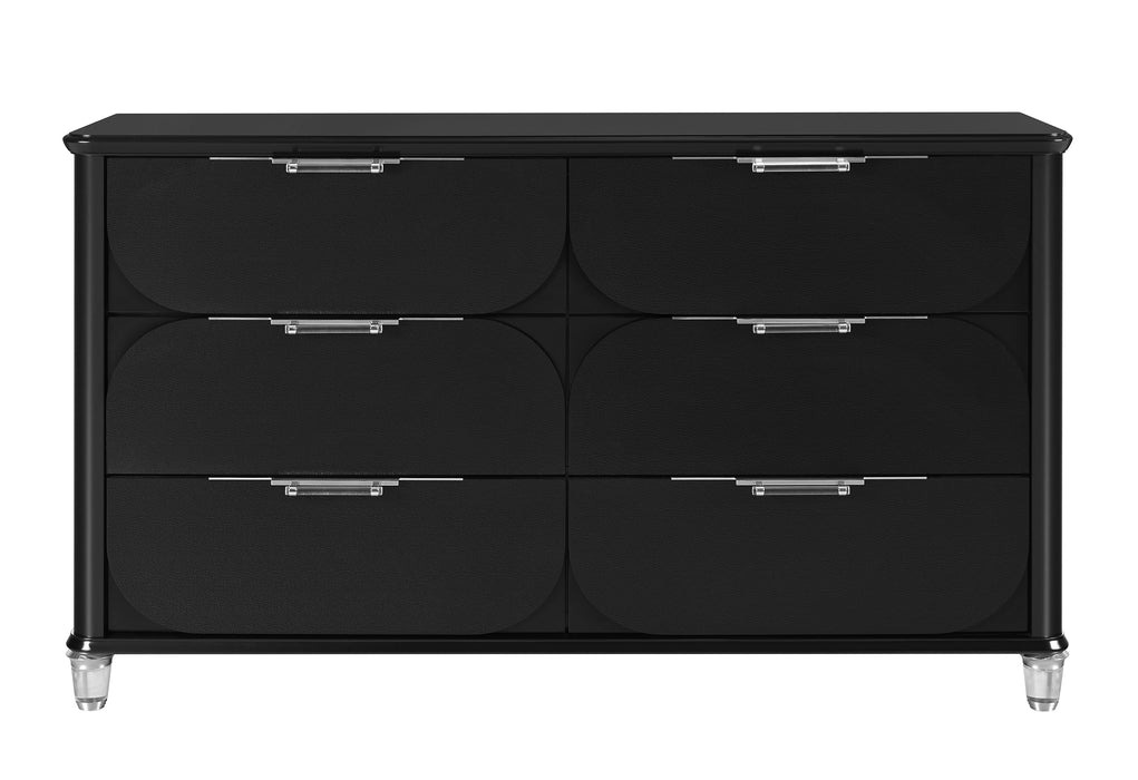 LANDO BLACK DRESSER - Home Furniture And More (Brentwood, MD)