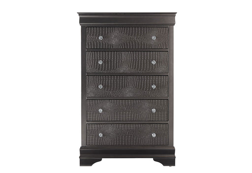 POMPEI METALLIC GREY CHEST - Home Furniture And More (Brentwood, MD)