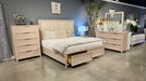 MARIAH BEIGE FULL BED - Home Furniture And More (Brentwood, MD)