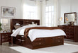 LINDA NEW MERLOT NIGHTSTAND - Home Furniture And More (Brentwood, MD)
