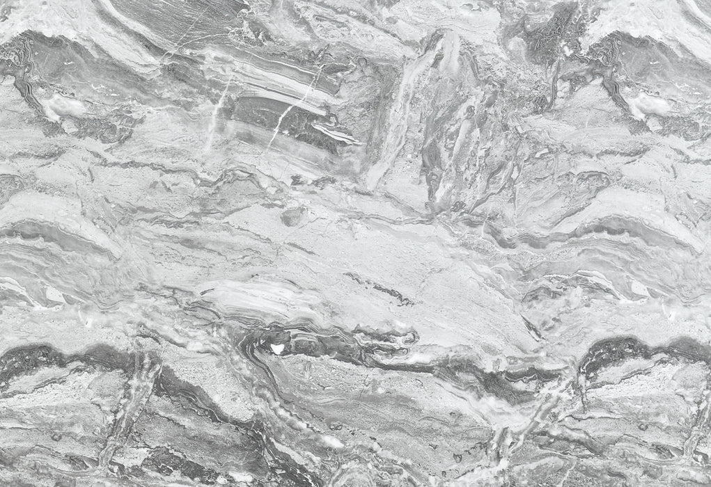 NAOMI SILVER MARBLE MIRROR WITH LED - Home Furniture And More (Brentwood, MD)