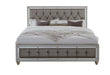 RILEY SILVER FULL BED, DRESSER, MIRROR AND NIGHSTAND - Home Furniture And More (Brentwood, MD)