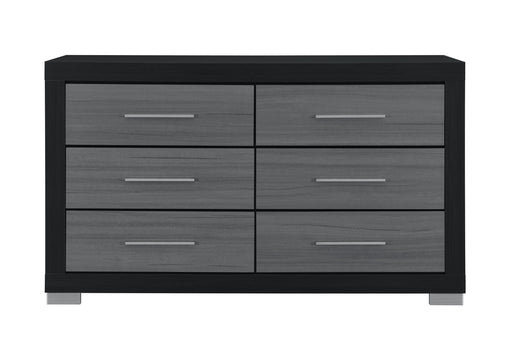 EMMA BLACK/GREY DRESSER - Home Furniture And More (Brentwood, MD)