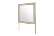 EMMA NATURAL/WHITE MIRROR - Home Furniture And More (Brentwood, MD)