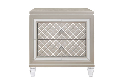PARIS CHAMPAGNE NIGHTSTAND - Home Furniture And More (Brentwood, MD)