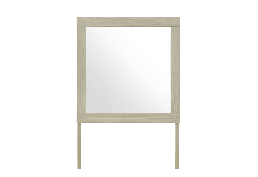 EMMA NATURAL/WHITE MIRROR - Home Furniture And More (Brentwood, MD)