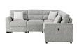 U9401 NICKEL SOFA BED SECTIONAL WITH 3 PILLOWS - Home Furniture And More (Brentwood, MD)