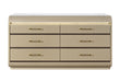 GENESIS GOLD DRESSER WITH LED - Home Furniture And More (Brentwood, MD)