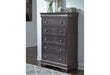 POMPEI METALLIC GREY QUEEN BED GROUP WITH LED - Home Furniture And More (Brentwood, MD)