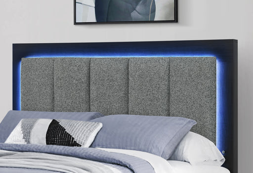 EMMA BLACK/GREY KING BED GROUP - Home Furniture And More (Brentwood, MD)