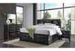 LINDA BLACK KING BED GROUP - Home Furniture And More (Brentwood, MD)