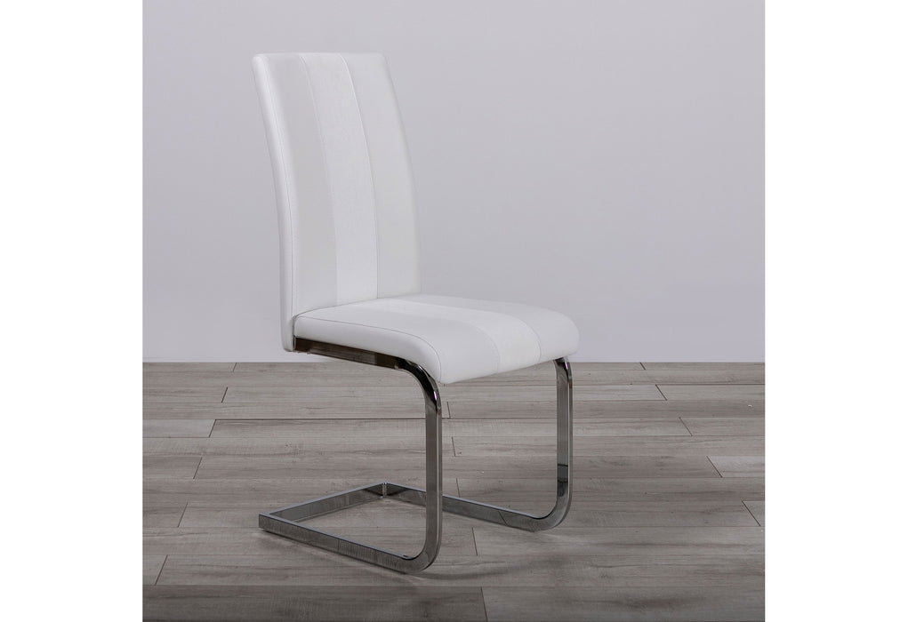 D915 WHITE DINING CHAIR - Home Furniture And More (Brentwood, MD)