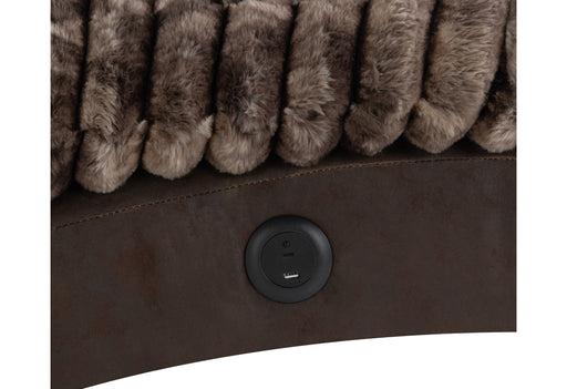 Dominic Mink-Java Chaise With Usb - Home Furniture And More (Brentwood, MD)