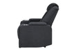 U8000 BLACK POWER RECLINER W/ POWER HEADREST & LED LIGHT - Home Furniture And More (Brentwood, MD)