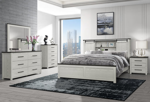 AVA BEIGE QUEEN BED GROUP - Home Furniture And More (Brentwood, MD)