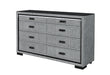 ISABELLA GREY DRESSER WITH LED - Home Furniture And More (Brentwood, MD)