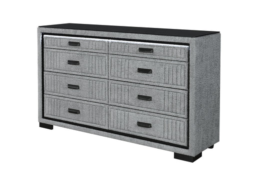 ISABELLA GREY DRESSER WITH LED - Home Furniture And More (Brentwood, MD)