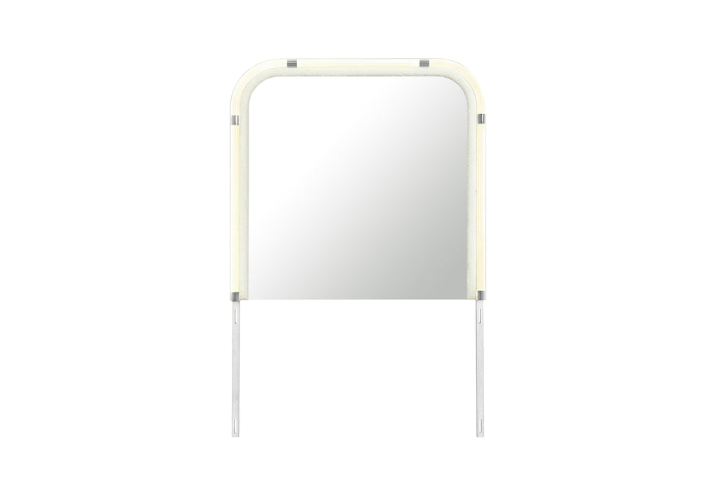 LYRA BEIGE MIRROR WITH LED - Home Furniture And More (Brentwood, MD)
