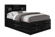 LINDA BLACK QUEEN BED GROUP - Home Furniture And More (Brentwood, MD)