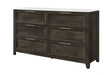 MARIAH DARK BROWN DRESSER - Home Furniture And More (Brentwood, MD)