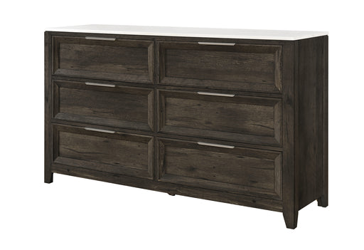 MARIAH DARK BROWN DRESSER - Home Furniture And More (Brentwood, MD)