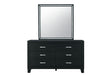 REID BLACK KING BED GROUP WITH LED - Home Furniture And More (Brentwood, MD)