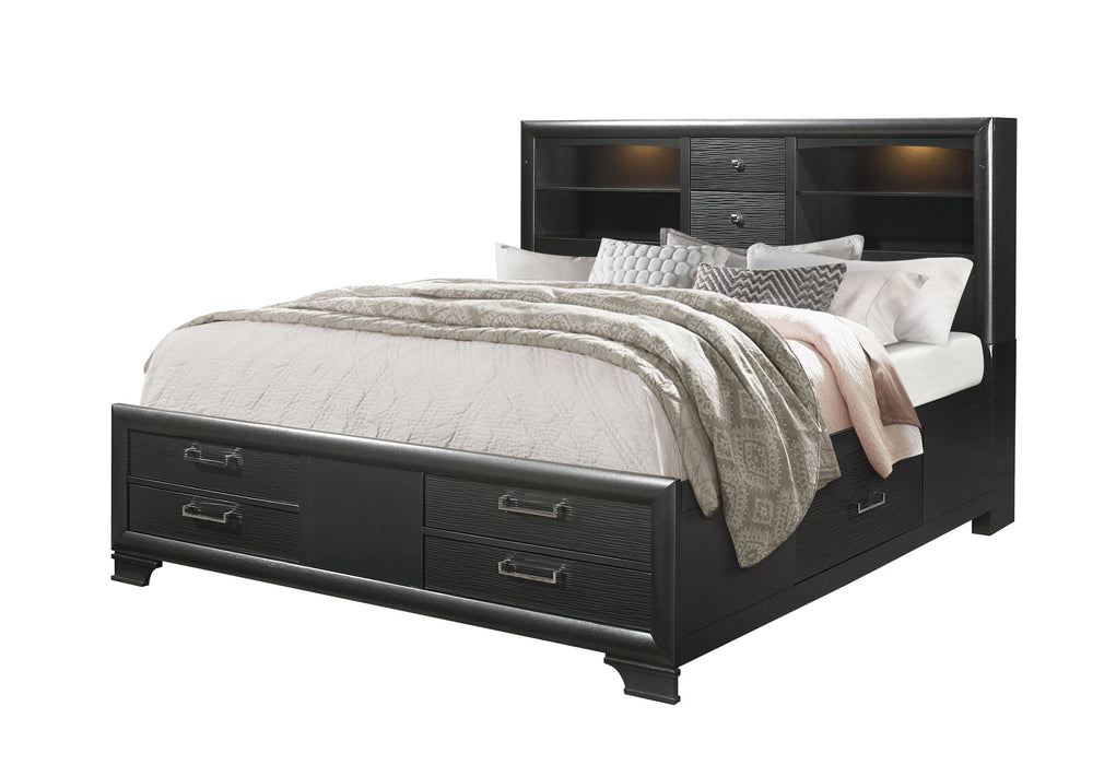 JORDYN GREY QUEEN BED GROUP - Home Furniture And More (Brentwood, MD)