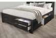 JORDYN GREY QUEEN BED GROUP - Home Furniture And More (Brentwood, MD)