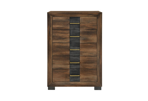 OPTIMUS BROWN/BLACK CHEST - Home Furniture And More (Brentwood, MD)