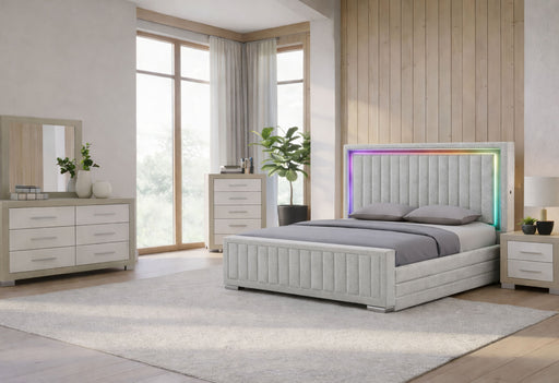 ELIAS/EMMA REGULAR FB NATURAL QUEEN BED GROUP - Home Furniture And More (Brentwood, MD)
