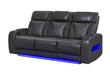 U8611 BLANCHE CHARCOAL POWER RECLINING SOFA WITH PHR AND LED - Home Furniture And More (Brentwood, MD)