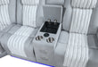 U8000 GREY P2 SECTIONAL WITH LED - Home Furniture And More (Brentwood, MD)
