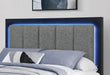EMMA BLACK/GREY FULL BED GROUP - Home Furniture And More (Brentwood, MD)