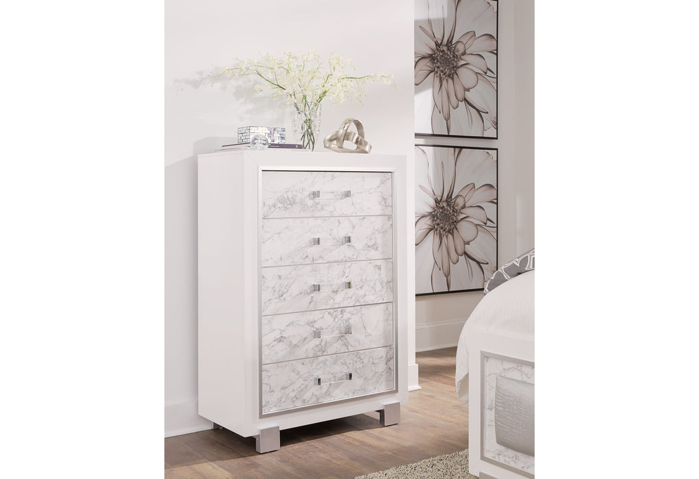 SANTORINI WHITE CHEST - Home Furniture And More (Brentwood, MD)