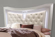 PARIS CHAMPAGNE KING BED WITH LED, DRESSER, MIRROR, NIGHTSTAND - Home Furniture And More (Brentwood, MD)