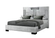 OSCAR GREY QUEEN BED NO WOOD TRIM - Home Furniture And More (Brentwood, MD)