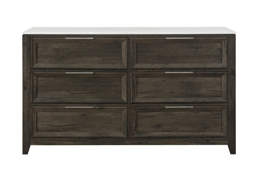 MARIAH DARK BROWN DRESSER - Home Furniture And More (Brentwood, MD)