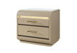 GENESIS GOLD NIGHTSTAND WITH LED - Home Furniture And More (Brentwood, MD)