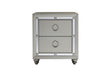 RILEY SILVER NIGHTSTAND - Home Furniture And More (Brentwood, MD)