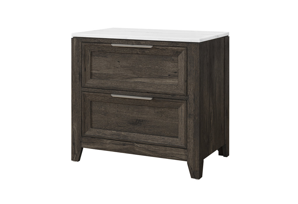 MARIAH DARK BROWN NIGHTSTAND - Home Furniture And More (Brentwood, MD)