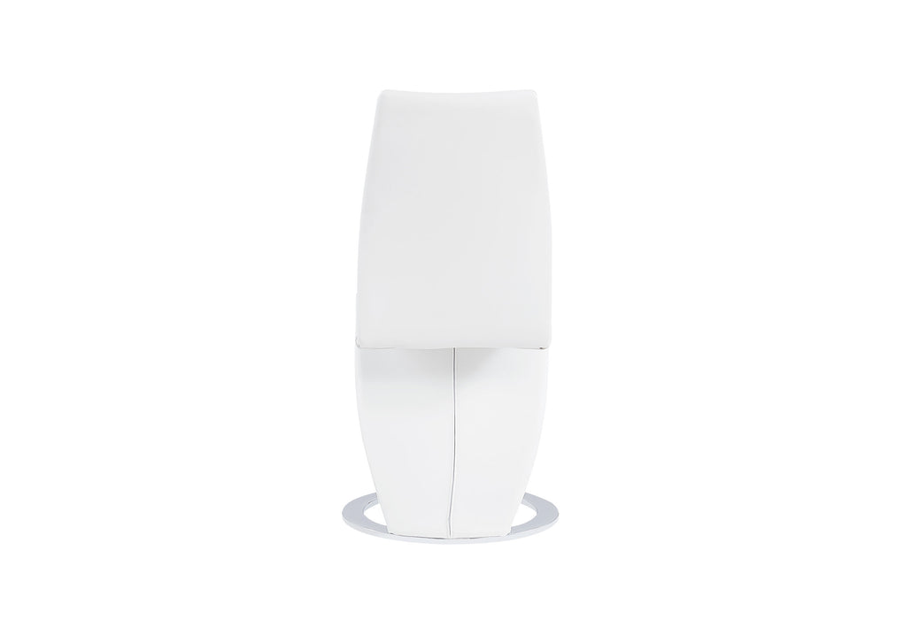 D9002 WHITE DINING CHAIR - Home Furniture And More (Brentwood, MD)