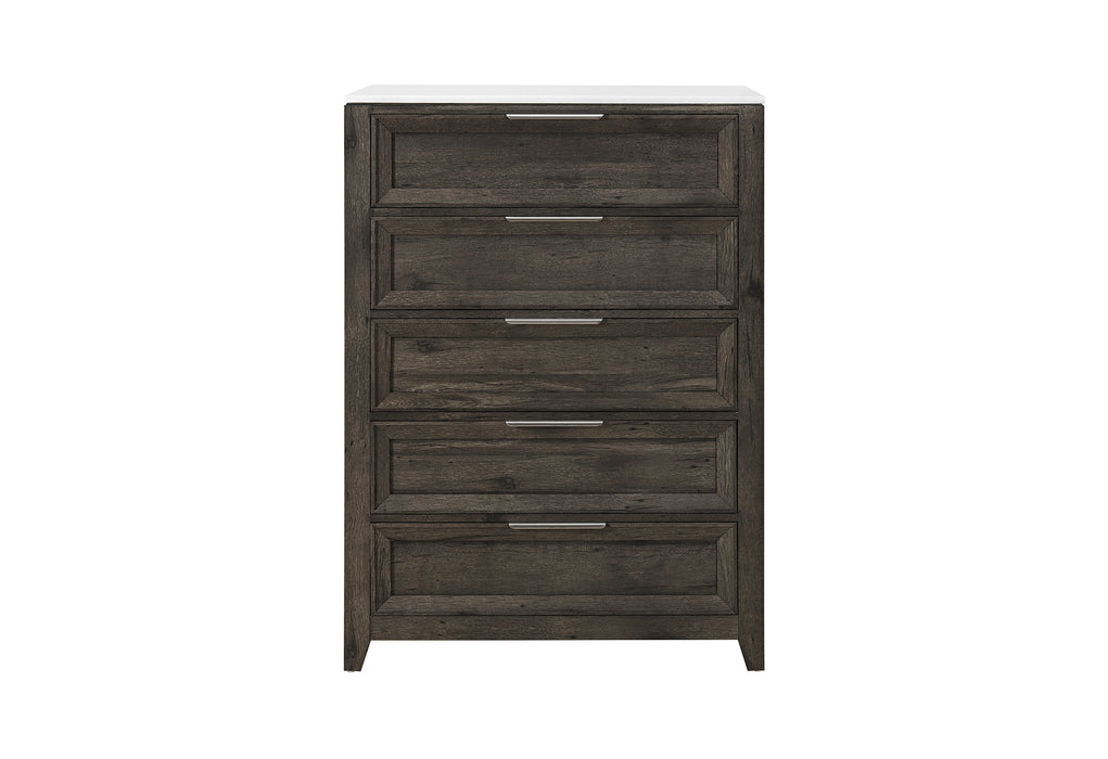 MARIAH DARK BROWN CHEST - Home Furniture And More (Brentwood, MD)