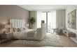 SERENITY CREMA QUEEN BED WITH SPEAKER, TV LIFT AND FIREPLACE - Home Furniture And More (Brentwood, MD)