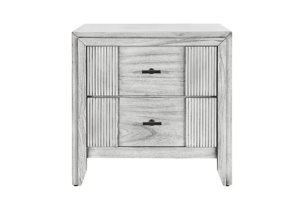 ELSIE GREY NIGHTSTAND - Home Furniture And More (Brentwood, MD)